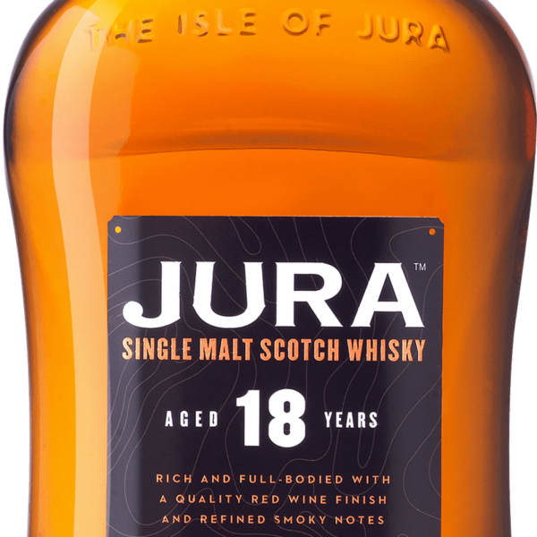 Jura 18 Years. En Whisky av typen Maltwhisky i en 700 Flaska från Skottland