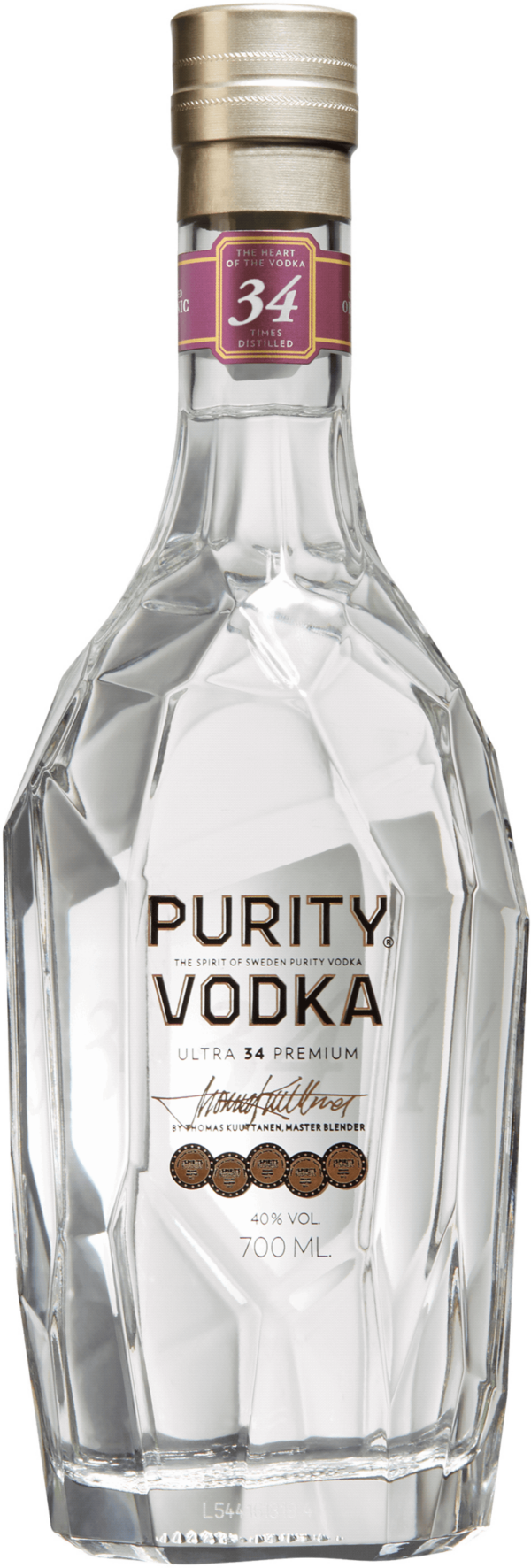 Purity Vodka Ultra 34 Premium. En Vodka och Brännvin av typen Vodka i en 700 Flaska från Skåne län
